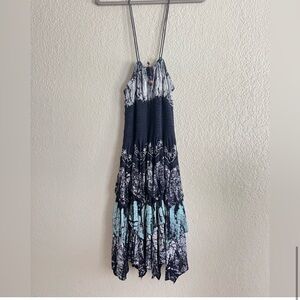 Bohemian Tie-Dye Midi Dress